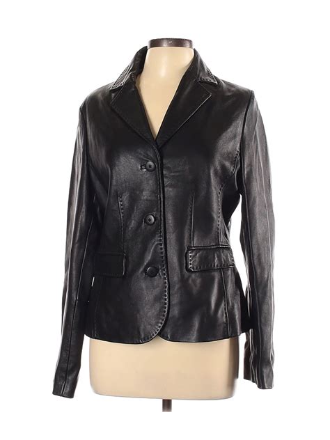  apt 9 black leather jacket
